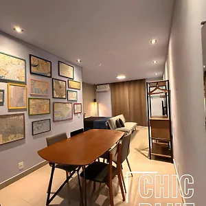  Apartamento Chic Blue Design Com Vaga De Garagem